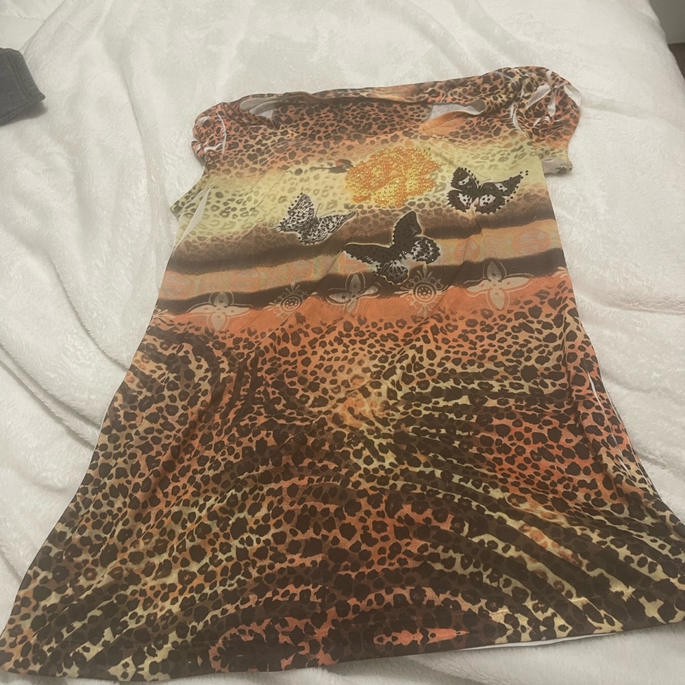 Stylish Leopard Print Blouse